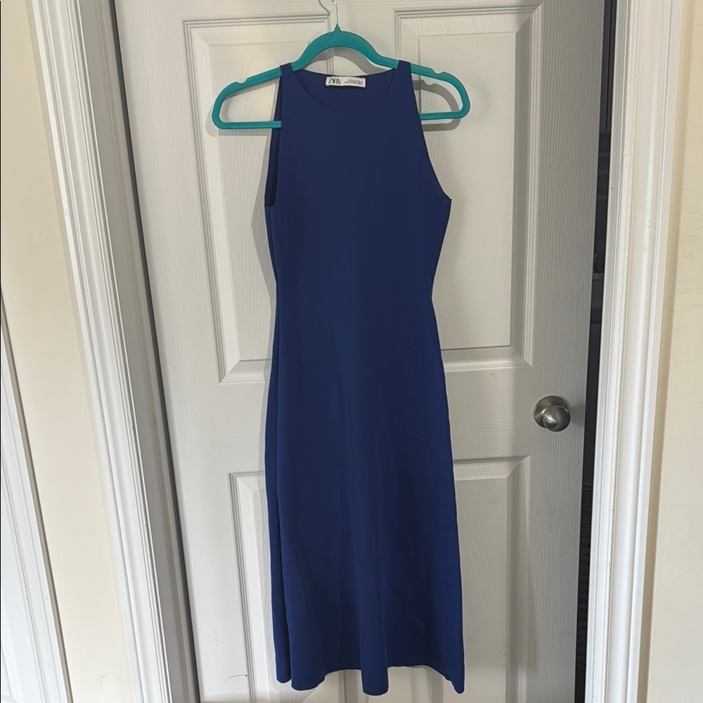 Zara Royal Blue Midi Dress